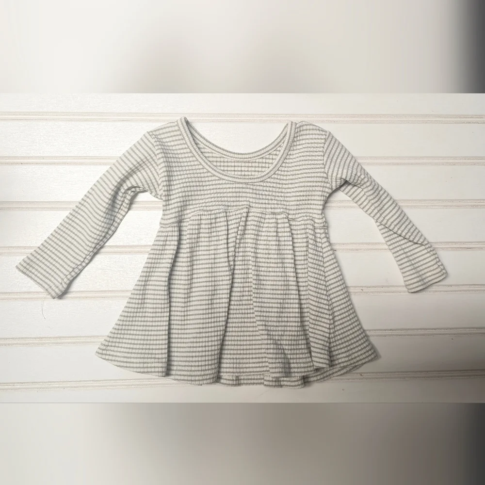 Quincy Mae Striped Kids Casual Dress - Picture 4 of 4